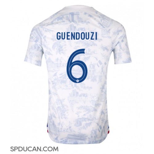 Muški Nogometni Dres Francuska Matteo Guendouzi #6 Gostujuci SP 2022 Kratak Rukav